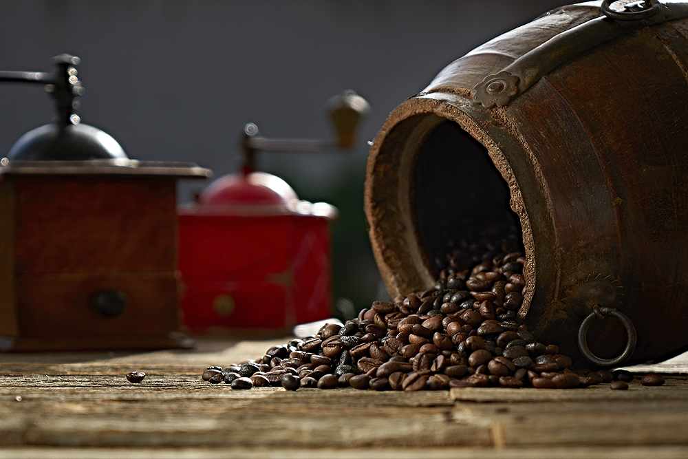 Dark, Medium and Light Roasted Coffee Beans